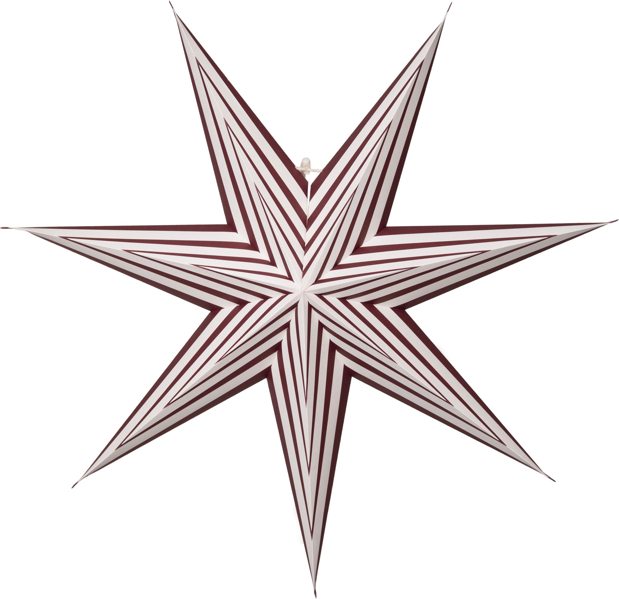 Paper Star Stripe - Indoor, , Weiss