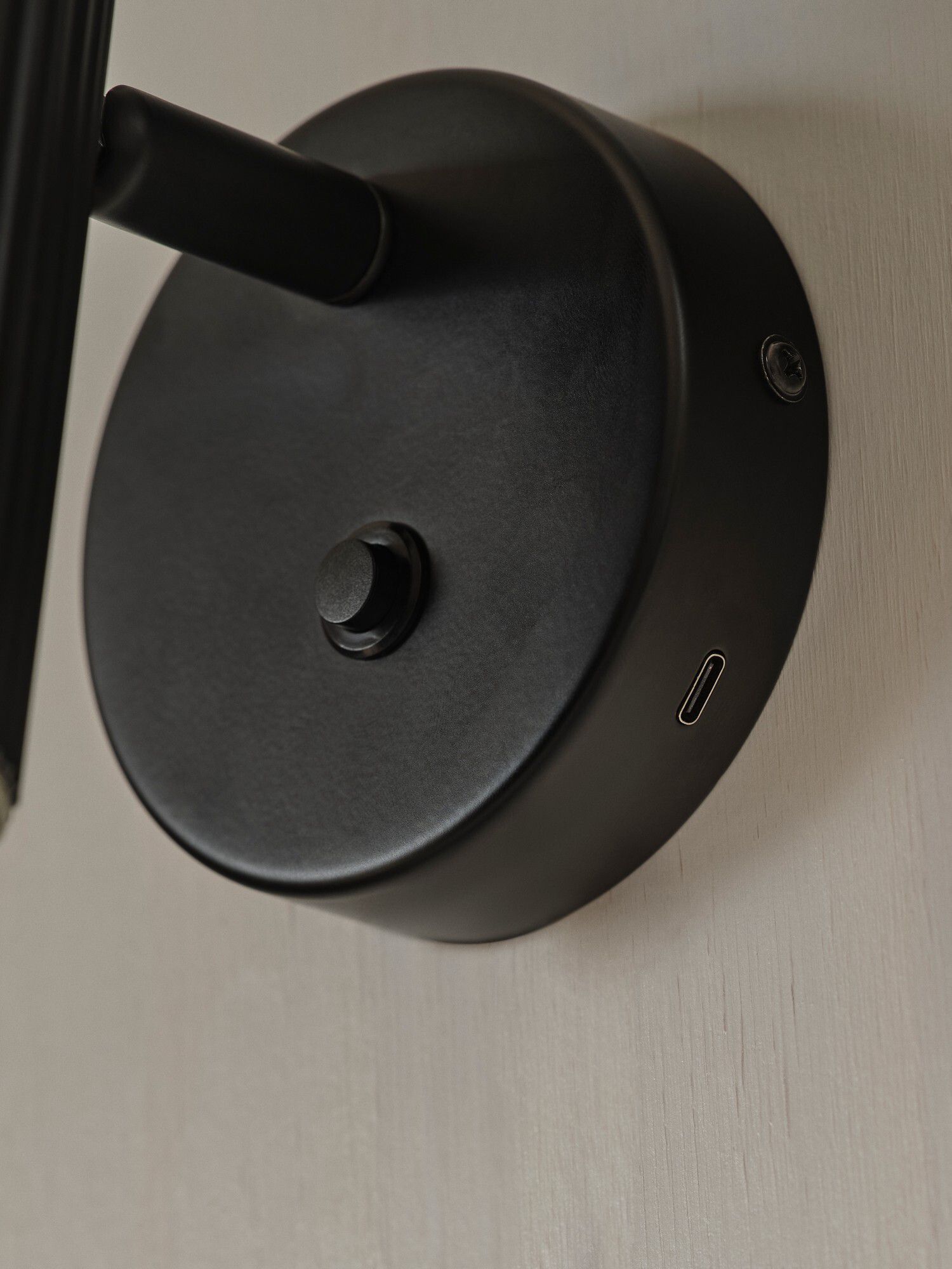 Wandleuchte Vico Schwarz - GU10, IP20, 230V