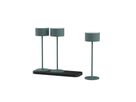 Akku-Tischleuchten 3er Set mit Ladestation Tavolo Fresh Green - 3000-6500K,170lm, IP44