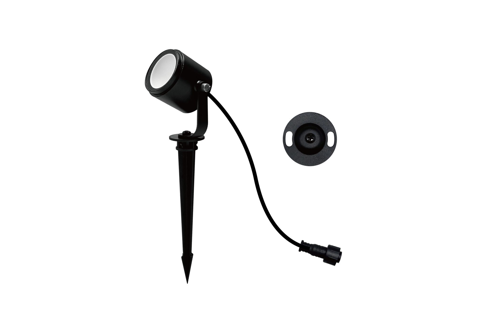 24V RGBW Smart Spot Duopack RGBW - 24V DC, 5W, 450lm, 3000K, IP65, 36°, anthrazit, inkl. Spike