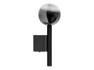 LED Wandleuchte  SINGAPUR  H: 34cm schwarz - IP20, LED-Modul, Schwarz