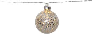 Lichterkette Glitter - IP20, Warmweiss, 10 LED's