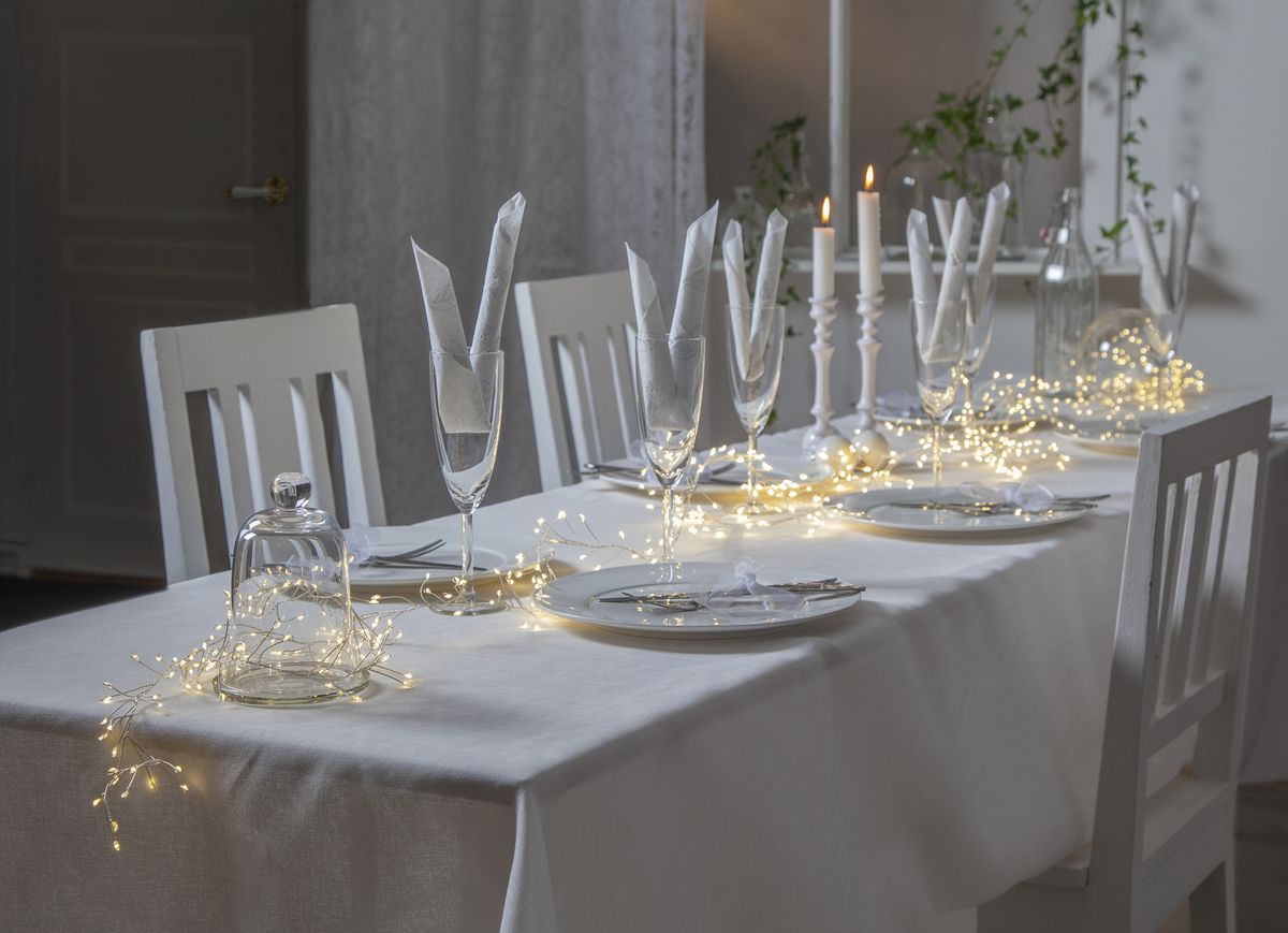 Lichterkette Dew Drop - IP20, Tageslicht, 720 LED