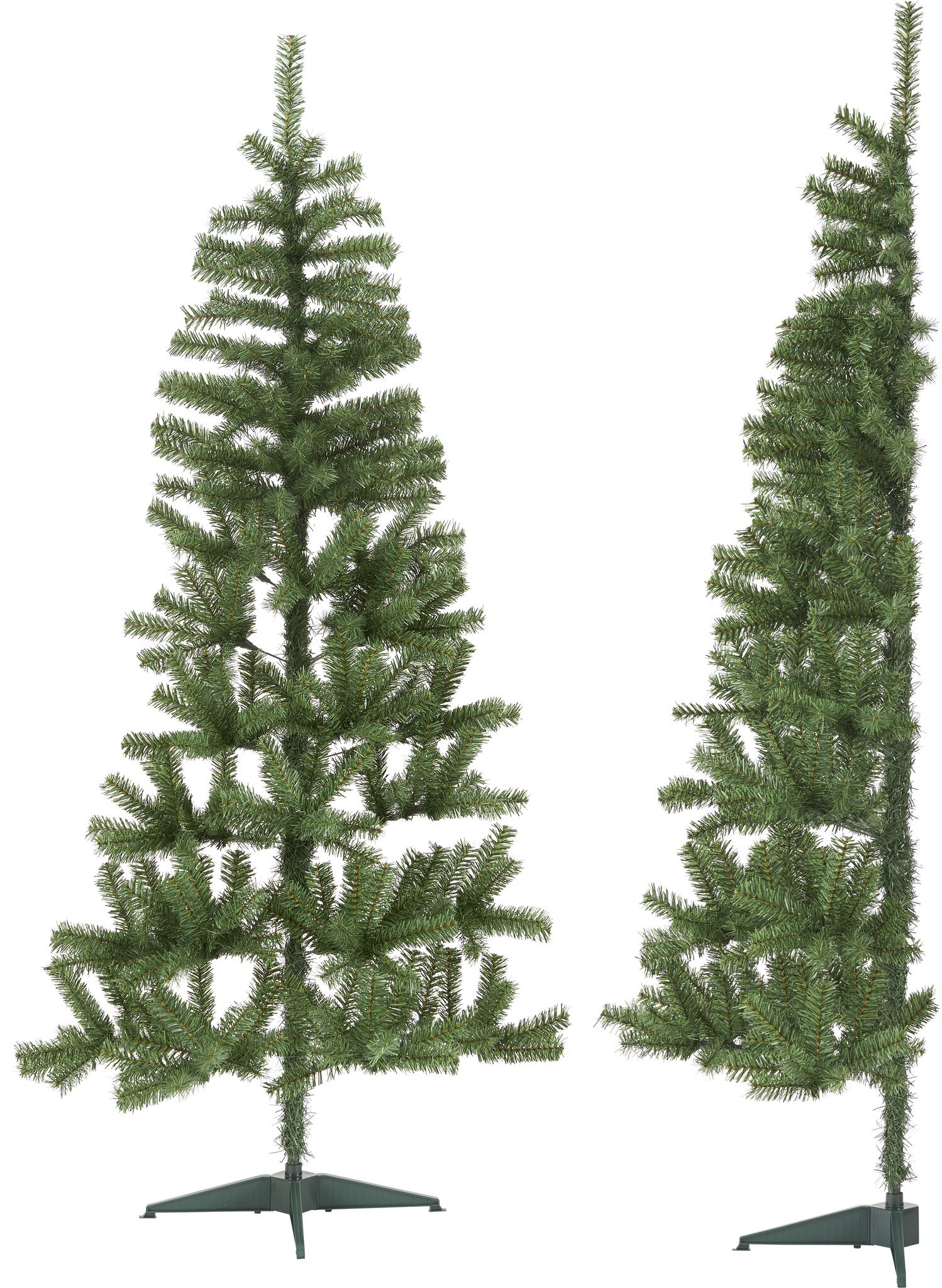 Künstlicher Weihnachtsbaum Halve - Grün, keine Lämpchen, 180cm Höhe