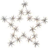 Silhouette Flower Star - IP44, Warmweiss, 200 LED