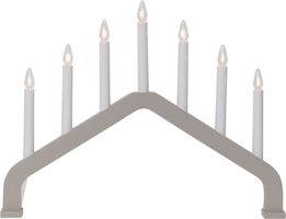 Kerzenleuchter House - IP20, Beige, Warmweiss