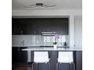 LED Deckenleuchte Onda l: 96cm - LED fest verbaut, 3000K, warmweiss