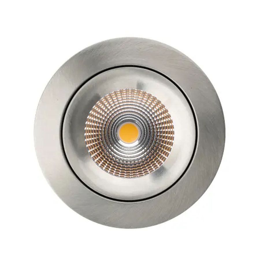 LED Einbauspot-Set ONE 360 (3000K) - 8W, 640lm, 3000K, IP44, CRI 90, 36°, alu. geb., dimmbar, D=90mm, H=45.4mm, BL=68mm