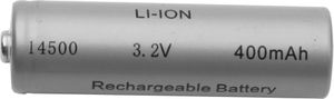 Batterie AA rechargeable 3.2V Ni-MH - 3.2V Li-Ion, 1er Pack