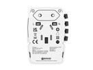 World USB Charger AC45PD - Schuko, 2-Pol EU, IT, UK, BRA, USA/Japan, AUS/China, 1xUSB-A 20W, 1x USB-C 45W PD