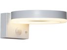 Solar-Wandleuchte VIDI - 3.7V DC, 0.8W, 500/70lm, 3000K, IP , weiss, Bewegungs-/Dämmerungsensor, L=160mm, B=190mm, H=70mm