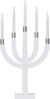Kerzenleuchter Elias - IP20, Weiss, Warmweiss