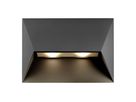 Wandleuchte PONTIO 27 - 2xGU10 (exkl.), max.2x25W, IP54, schwarz, dimmbar (optional Leuchtmittel), L=270mm,B=150mm, H=190mm