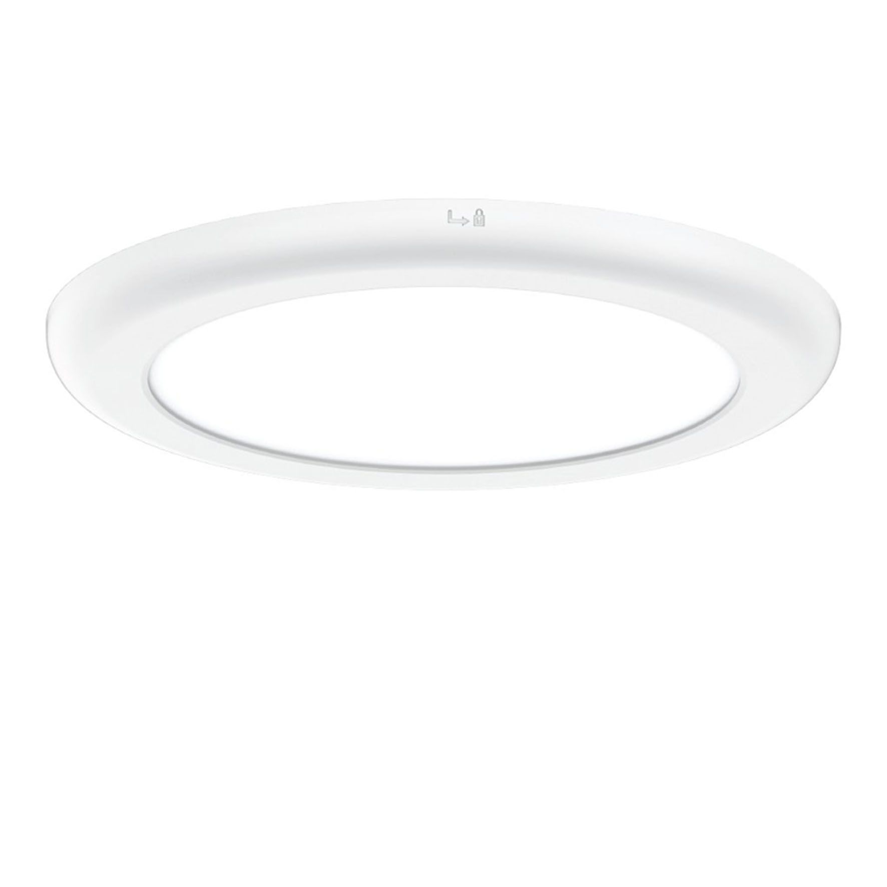 LED Downlight SYNO UNIVERSAL - 10/13/16W, 950-1800lm, 3000/4000/5700K, IP20, CRI 80, weiss, nicht dim; D=235mm, H=16mm, BL=65-205mm