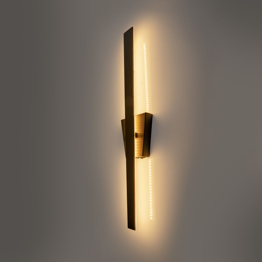 LED Wandleuchte Trevor schwarz H: 62cm - LED, 5.2W, IP20