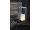 LED Pillar Kerze Flame Kerze - Outdoor, Weiss, 14.5cm Höhe, IP44, Timerfunktion