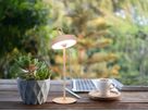 LED-Akku-Tischleuchte ELLI frost allmond - LED-Modul, 3W, IP20