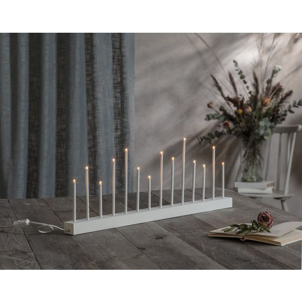 Kerzenständer Echo - IP20, Neutralweiss, 14 LED's
