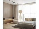Stehleuchte  ARDITA  H: 152cm beige - IP20, E27, Beige
