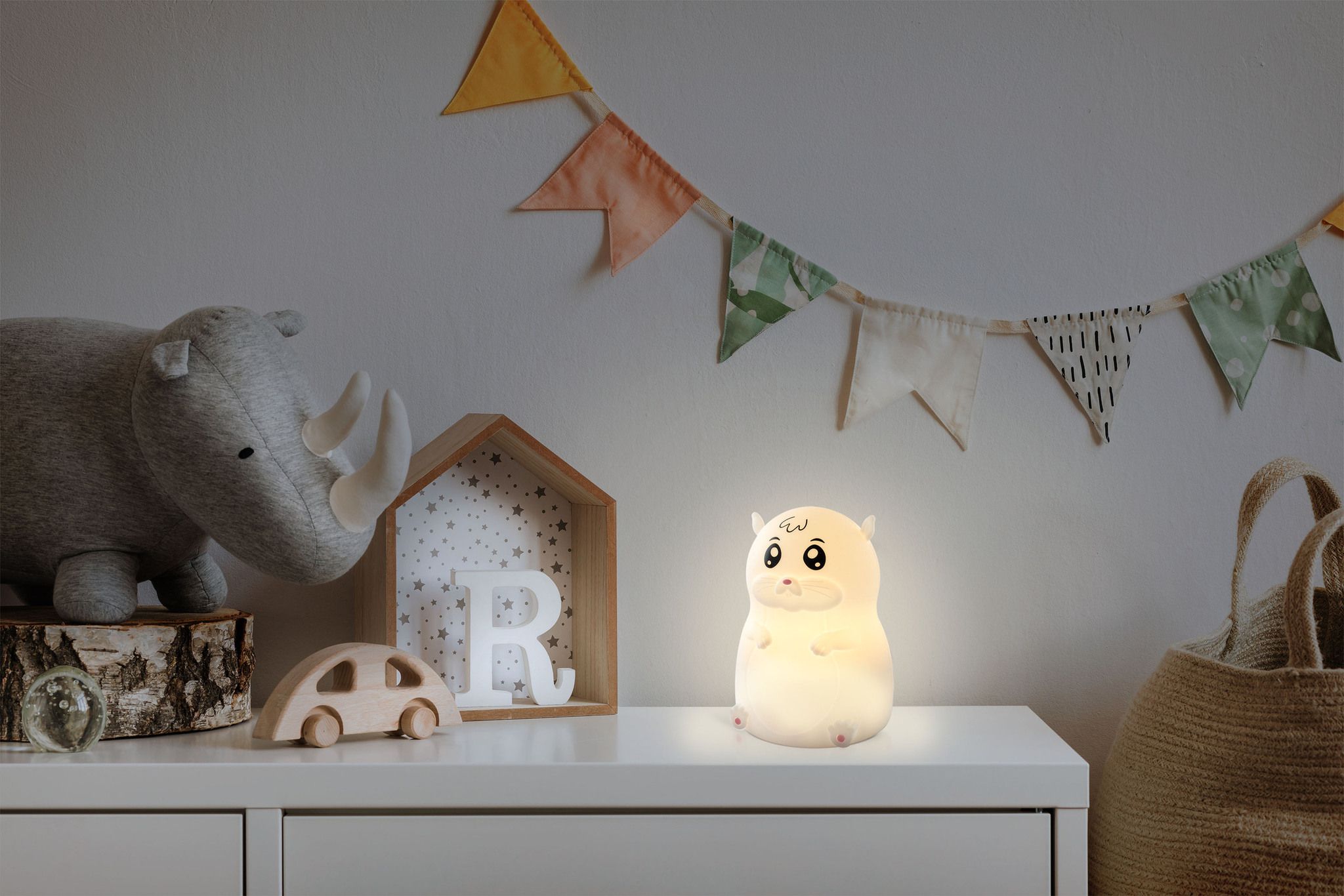 Nachtlicht Hamster - 0.2W, IP20, USB-Ladung