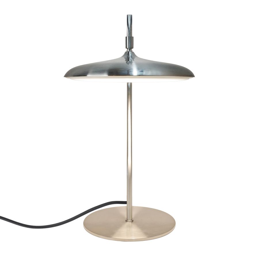 Tischleuchte Artist Edelstahl - LED-Modul, 15W, 3000K, 1000Lm, IP20