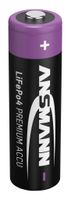 Lithium-Eisenphosphat Akku Mignon AA 500 mAh - 1er Blister