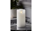 LED Pillar Kerze M-Twinkle - Indoor, Weiss, 15cm Höhe, Timerfunktion