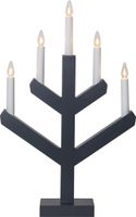 Kerzenleuchter Vinga - IP20, Grau, Warmweiss