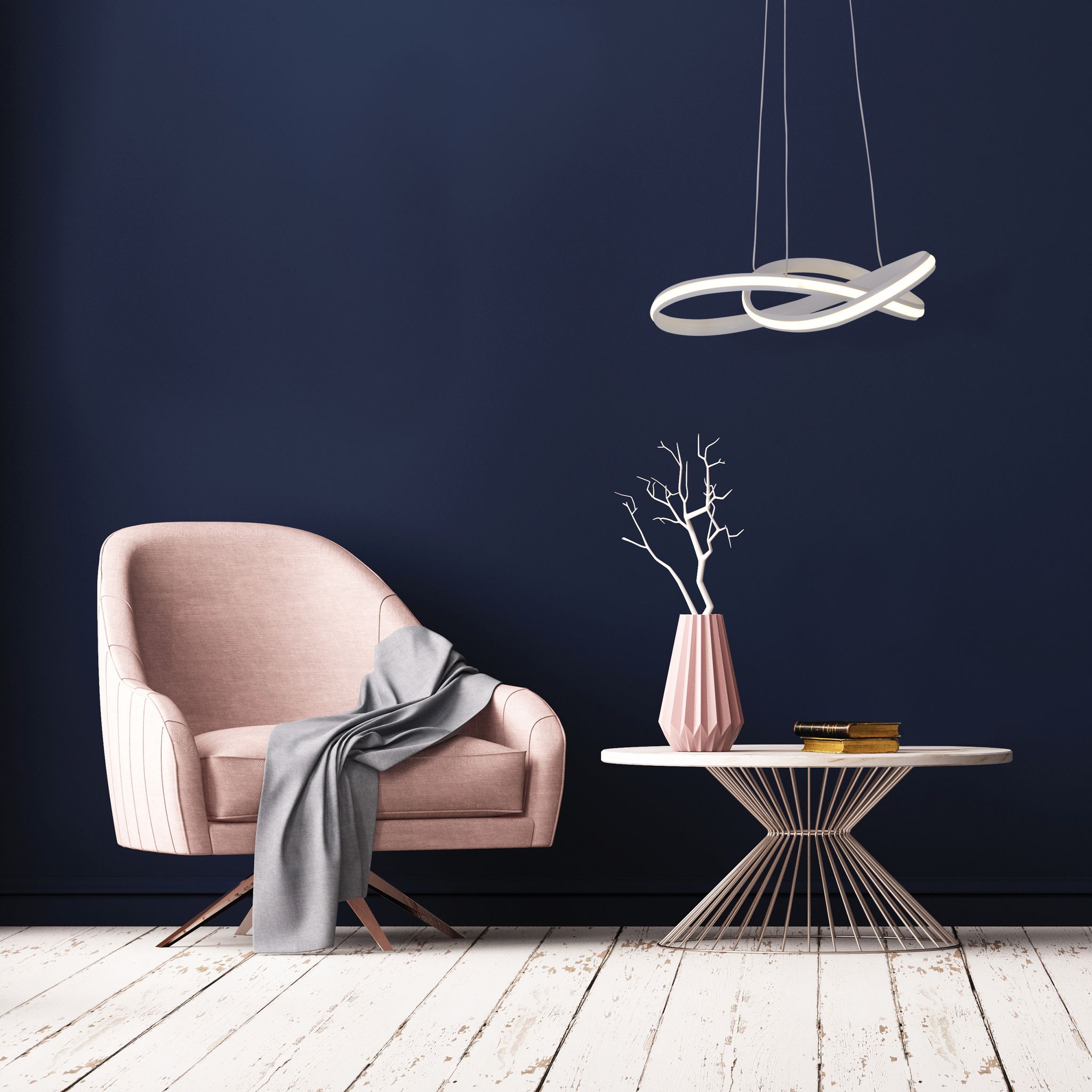 LED Pendelleuchte d: 56cm Odrive - LED fest verbaut, 2500K, warmweiss