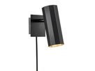 Alanis , Wandleuchte, Schwarz - GU10, IP20, max.LED 5W