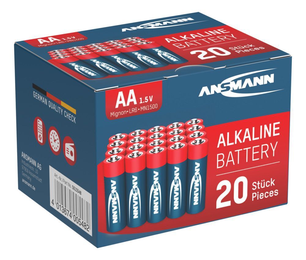 Alkaline Batterie Mignon AA / LR6 - 20er Box