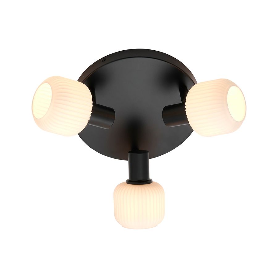 Deckenleuchte Milford Mini 3-Rondel - 3X25W, E14, IP20
