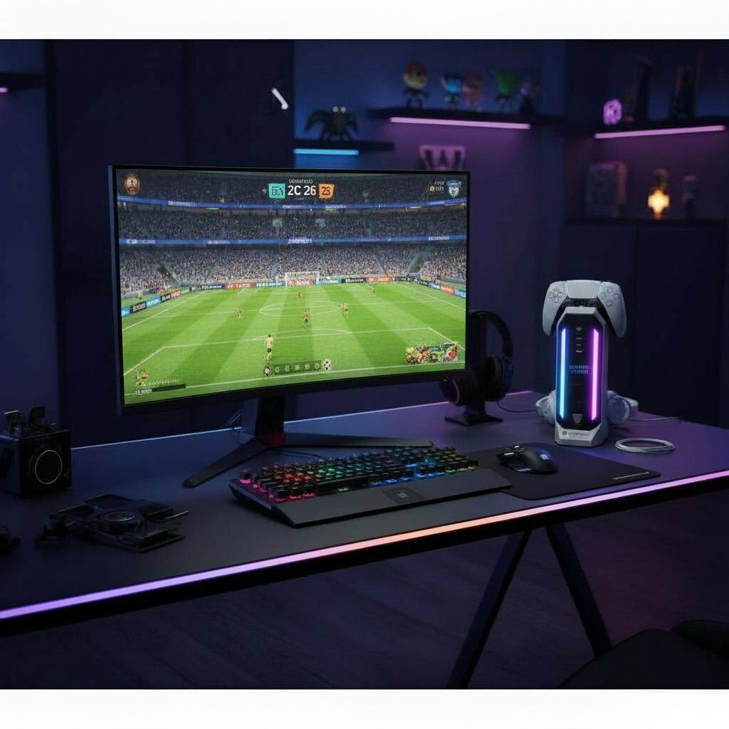 Power Tower - 4xT13 horizontal, 2.0m Kabellänge, 1xUSB-A, 2xUSB-C