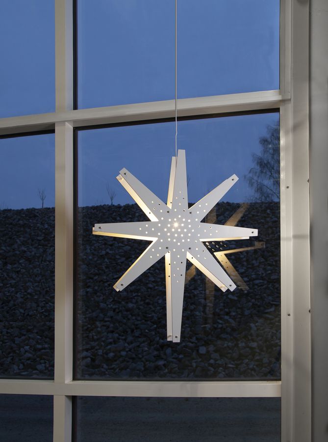 Holzstern Tall - IP20, Weiss