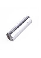 TITAN LED Taschenlampe, silber, 93x28mm, 9 LED's, exkl. 3xAAA Batterien - TITAN LED Taschenlampe, silber, 93x28mm, 9 LED's, exkl. 3xAAA Batterien