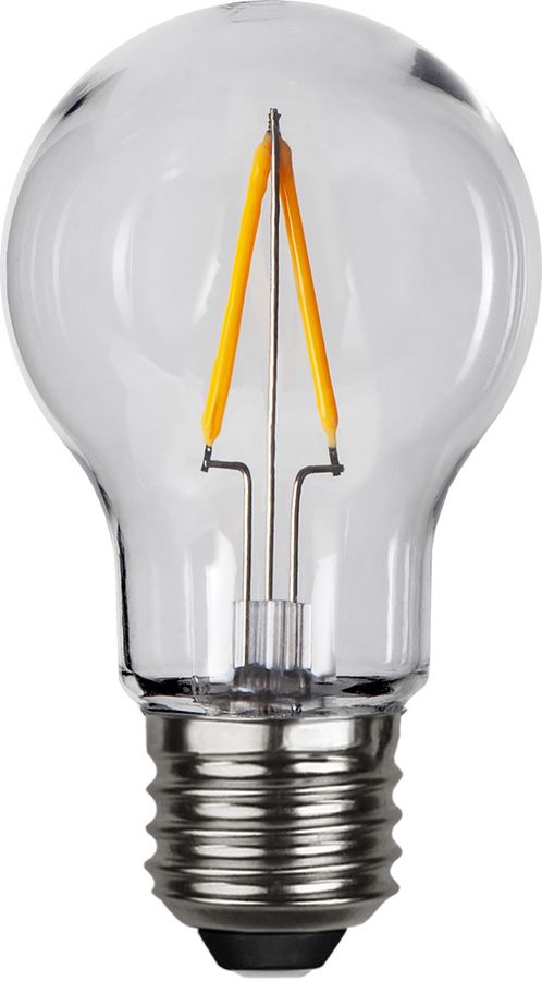 LED Leuchtmittel E27 A55 Outdoor Lighting PC Cover Filament - E27, 80Lm, 2200K, 1W, 230V