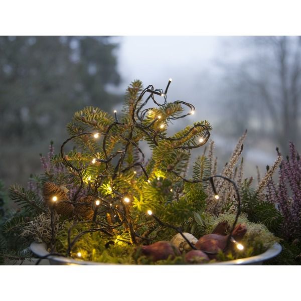 Catena di luci serie MicroLED - IP44, Warmweiss, 90 LED