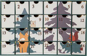 Tisch Dekoration Forest Friends - IP20, Multicolor, Warmweiss