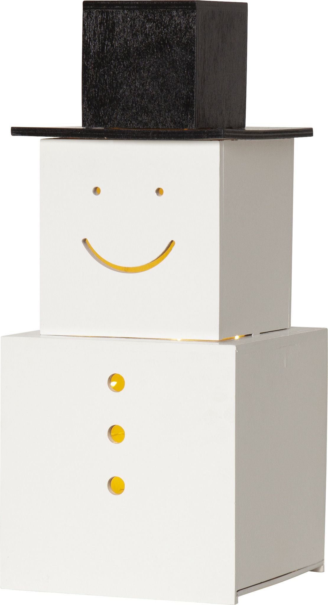 Figur SNOWMAN - Indoor, Weiss, 20 LED