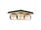 4er Wand-/Deckenspot TEXAS smokey - E27, IP20, 230V