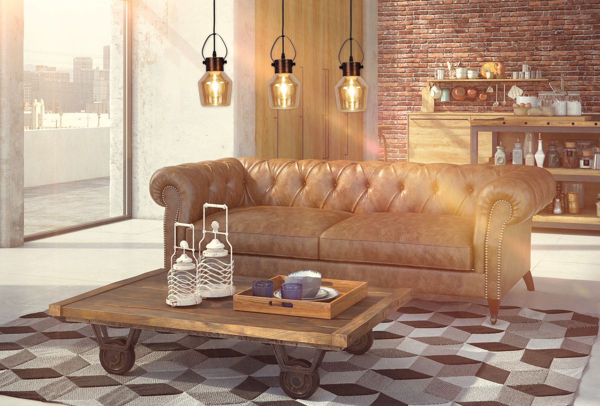 Glas Pendelleuchte Alex - E27, 40W, IP20