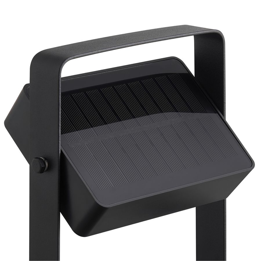 Solar-Pollerleuchte Saulio  Schwarz - LED Modul, 4.5W, IP44