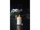 LED Pillar Kerze Flamme - Indoor, Gold, 15cm, Timerfunktion