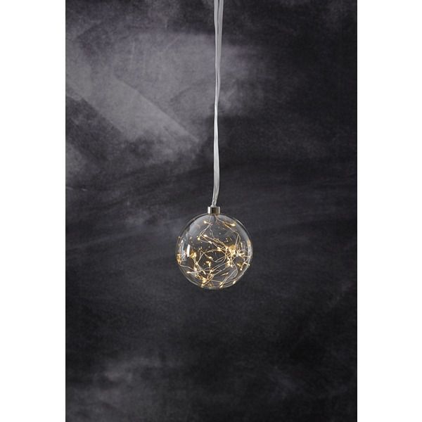 Boule de verre Glow - IP20, Warmweiss, 40 LED