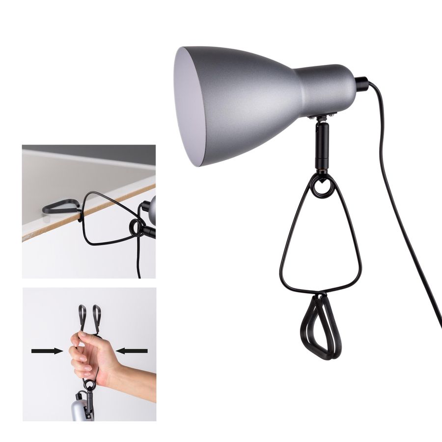 Klemmtischleuchte MARA - E14, 18W, IP20