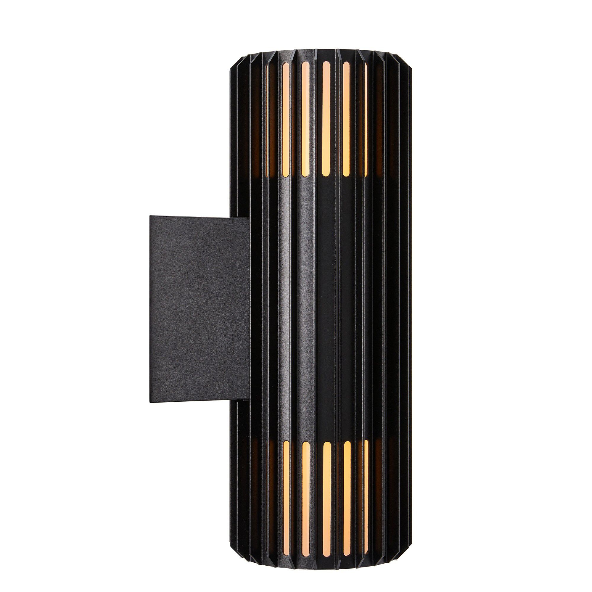 Wandleuchte Aludra Double - 2X15W, E27, IP54, schwarz