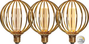 LED Leuchtmittel E27 G125 Decoled Metal - E27, 180lm, 1800K, 4.3W, 230V