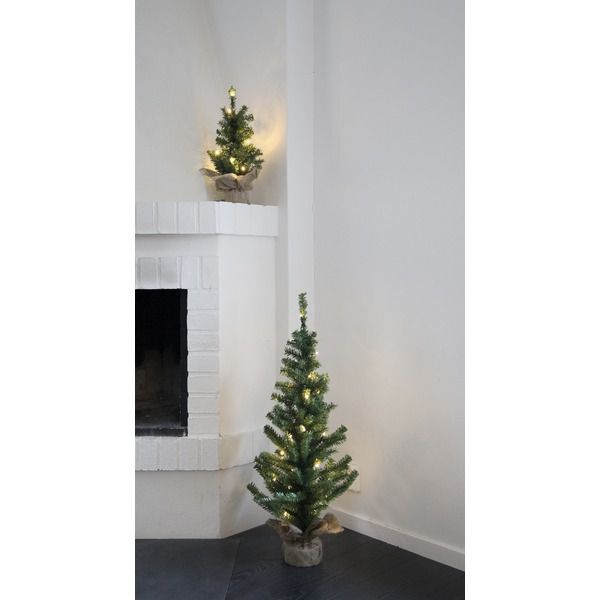 Dekorativer BaumToppy - grün, 20 LED's, 60cm Höhe