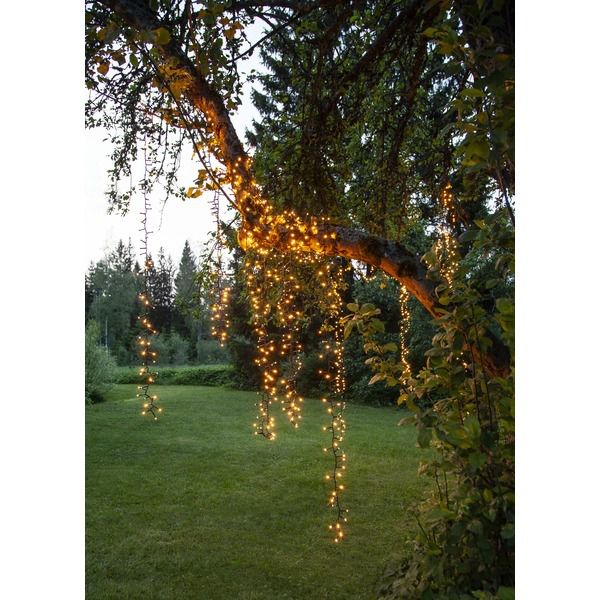 LED golden warmwhite, Lichterkette, 540 LEDs - Schwarz, 1970K, 1080cm