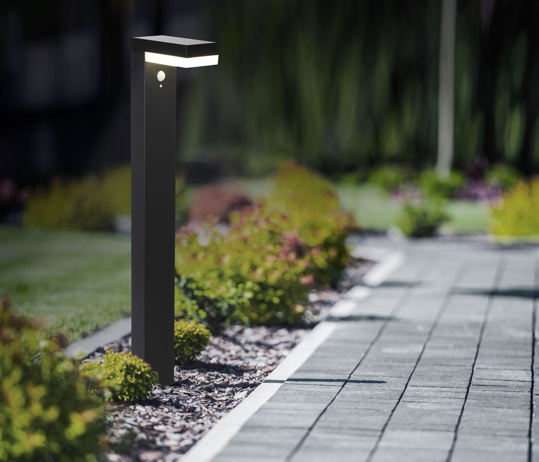 LED Solar Außensockelleuchte Filius h: 50cm - IP44, warmweiss, 6W